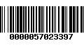 Código de Barras 0000057023397