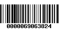 Código de Barras 0000069063824