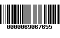 Código de Barras 0000069067655