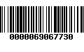 Código de Barras 0000069067730