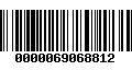 Código de Barras 0000069068812