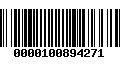 Código de Barras 0000100894271