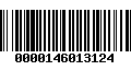 Código de Barras 0000146013124