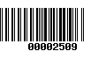 Código de Barras 00002509