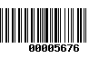 Código de Barras 00005676