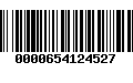 Código de Barras 0000654124527