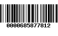 Código de Barras 0000685877812