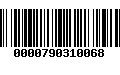 Código de Barras 0000790310068