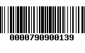 Código de Barras 0000790900139