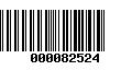 Código de Barras 000082524