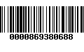 Código de Barras 0000869380688