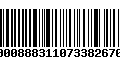 Código de Barras 00008883110733826707