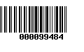 Código de Barras 000099484