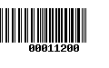 Código de Barras 00011200