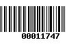 Código de Barras 00011747