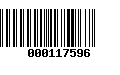 Código de Barras 000117596