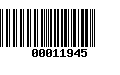 Código de Barras 00011945