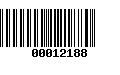 Código de Barras 00012188