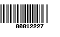 Código de Barras 00012227