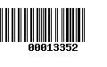 Código de Barras 00013352