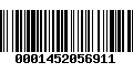 Código de Barras 0001452056911