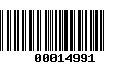 Código de Barras 00014991