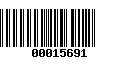 Código de Barras 00015691