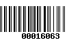 Código de Barras 00016063