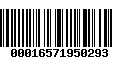 Código de Barras 00016571950293