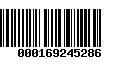 Código de Barras 000169245286