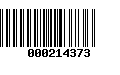 Código de Barras 000214373