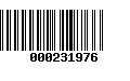 Código de Barras 000231976