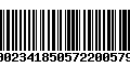 Código de Barras 00023418505722005790