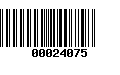 Código de Barras 00024075