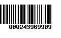 Código de Barras 000243969909