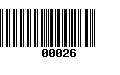 Código de Barras 00026