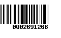 Código de Barras 0002691268