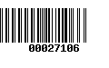 Código de Barras 00027106