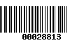 Código de Barras 00028813