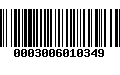 Código de Barras 0003006010349