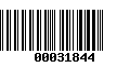 Código de Barras 00031844