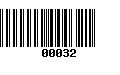 Código de Barras 00032