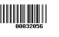 Código de Barras 00032056