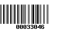 Código de Barras 00033046