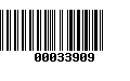 Código de Barras 00033909