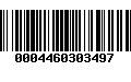 Código de Barras 0004460303497