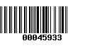 Código de Barras 00045933