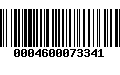 Código de Barras 0004600073341