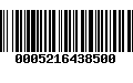 Código de Barras 0005216438500