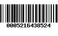 Código de Barras 0005216438524